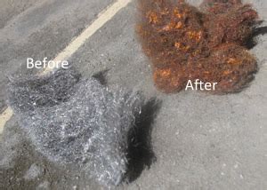 will steel wool remove rust